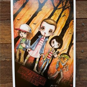 Stranger Things Art Print Poster